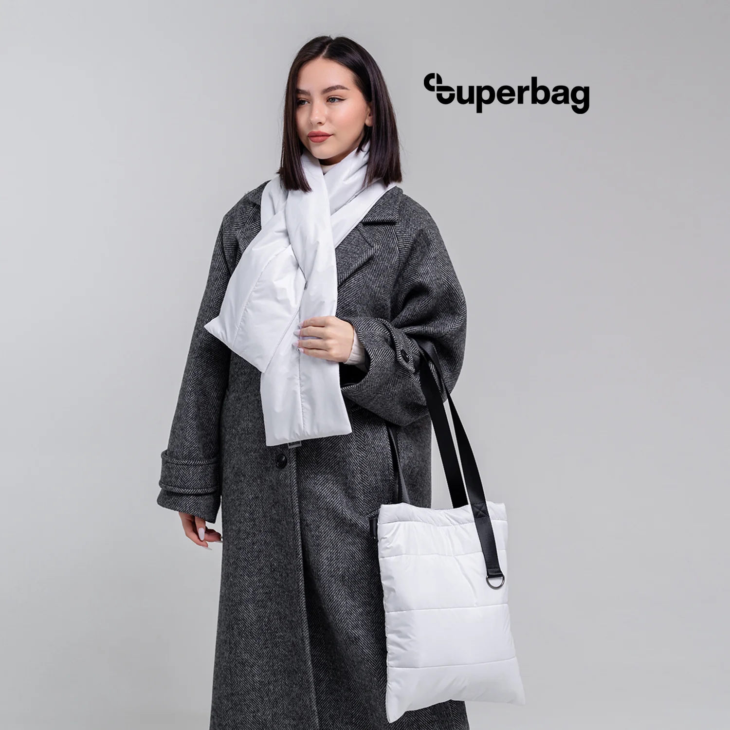 Набор Superbag Bubble белый - фото 2