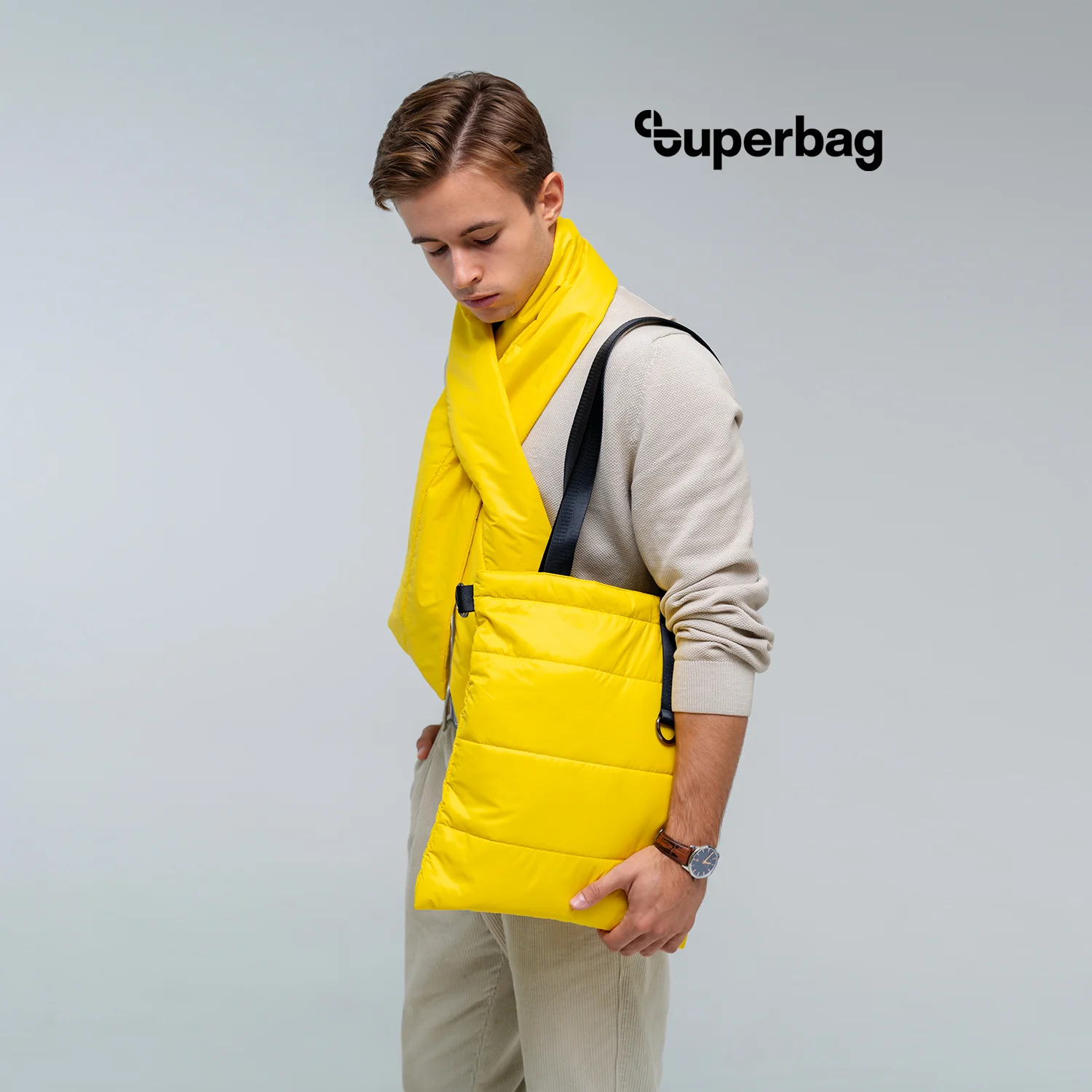 Набор Superbag Bubble желтый - фото 2