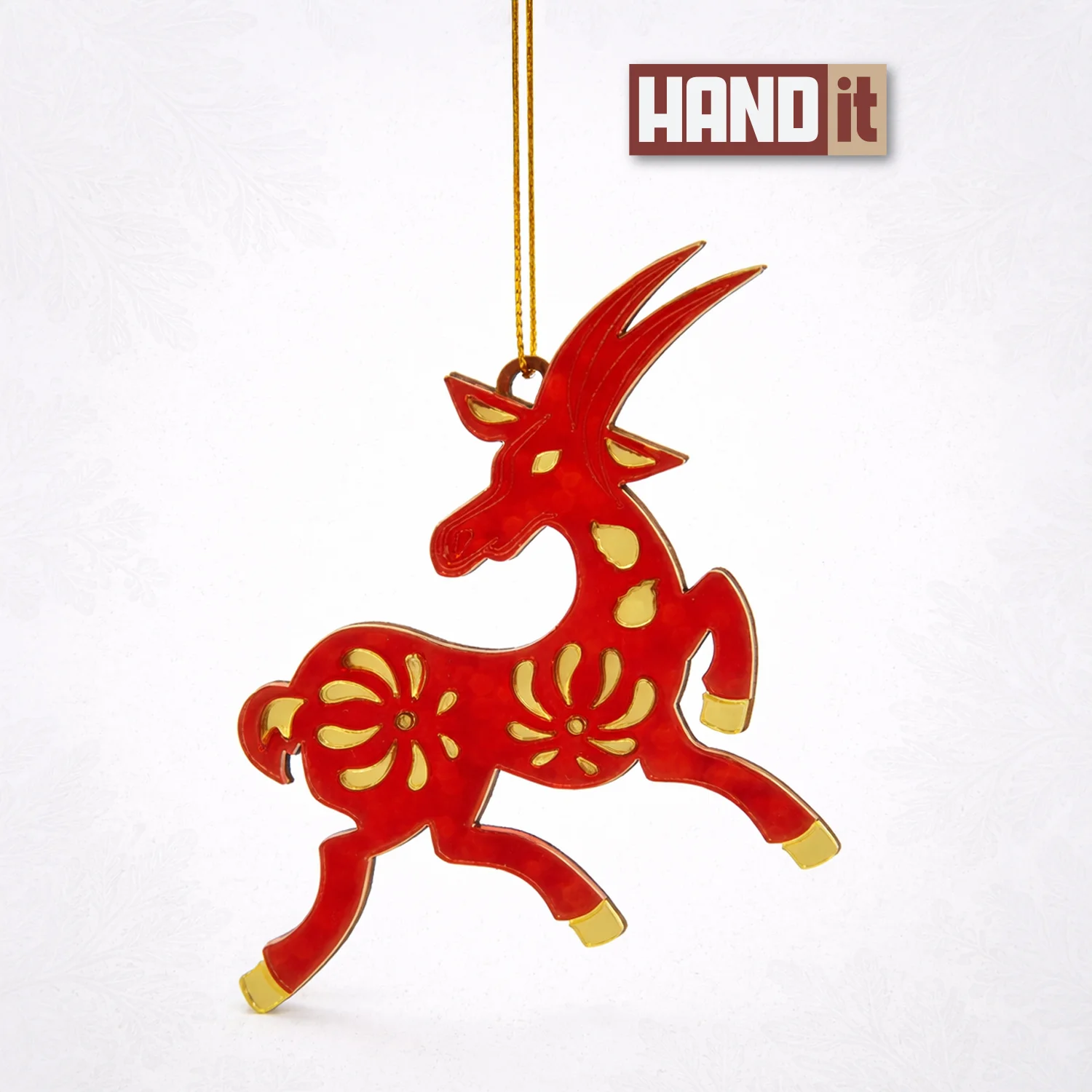 Ёлочная игрушка Коза - фото 2