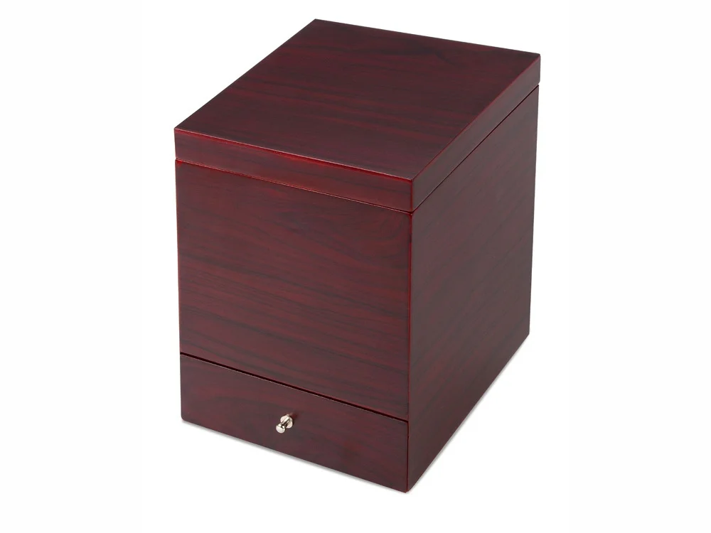 Подарочная коробка с выдвижным ящиком, красное дерево