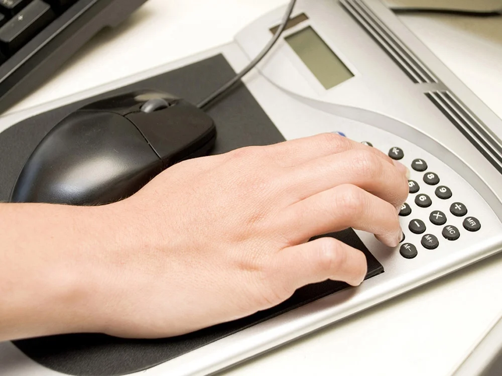 Коврик для компьютерной мыши Hi-Tech, серебристый - фото 2