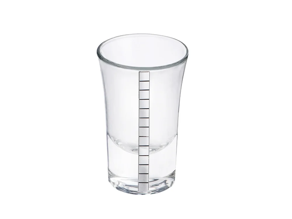 Набор для водки Матрица прозрачный/серебристый 200 мл 6 х 25 - фото 4