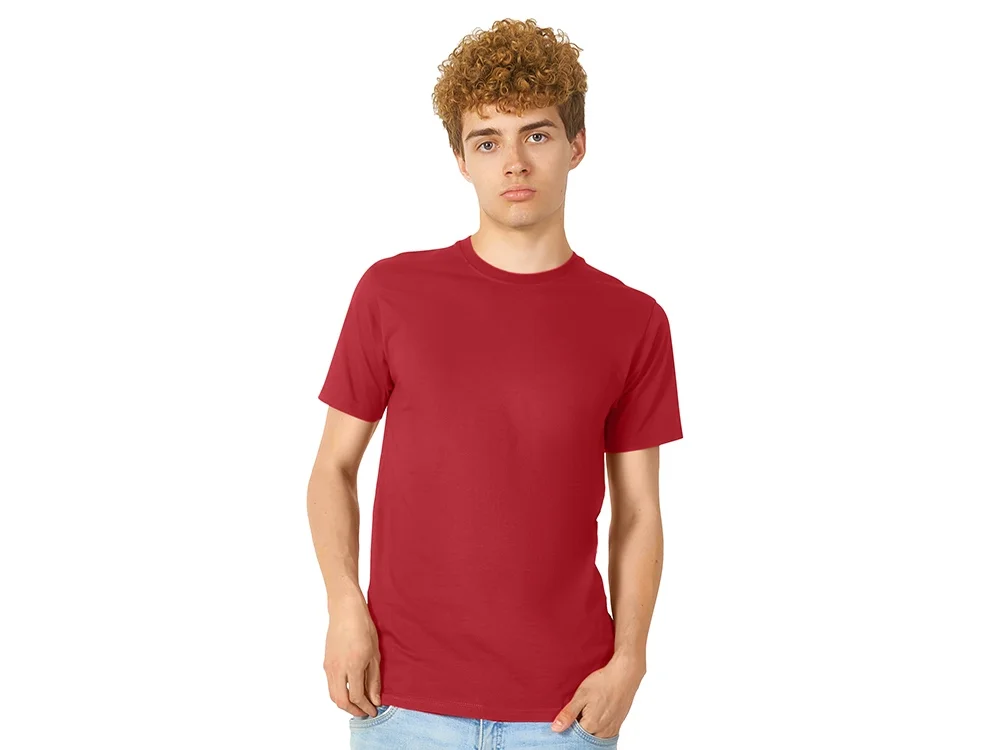 Футболка «Heavy Super Club» мужская, брусничный, M