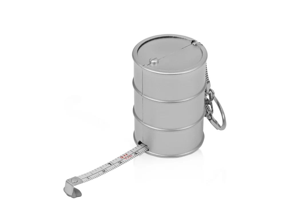 Брелок-рулетка «Баррель», 1м, серебристый, 1м - фото 2