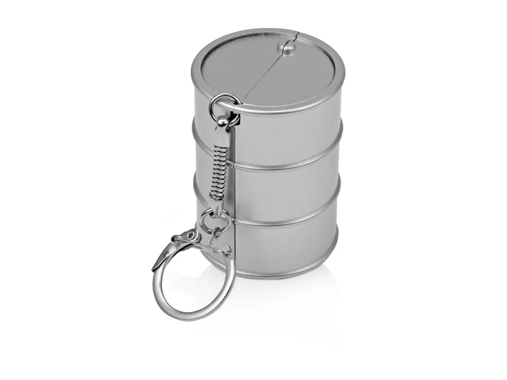Брелок-рулетка «Баррель», 1м, серебристый, 1м - фото 3