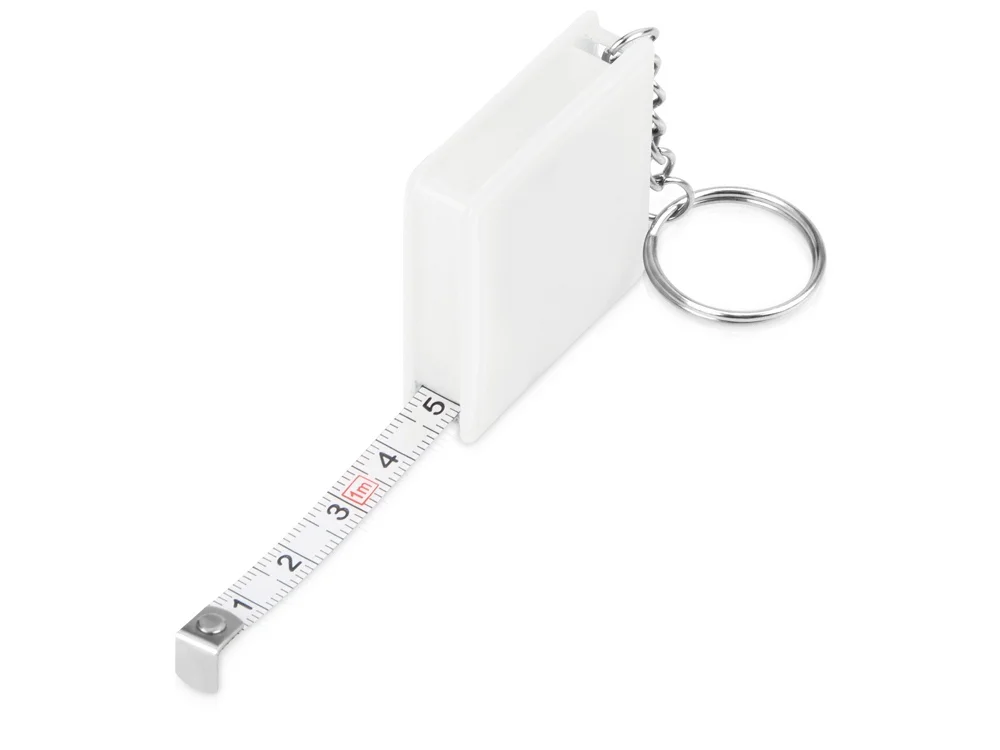 Брелок-рулетка Дюйм 1м белый 1м - фото 2