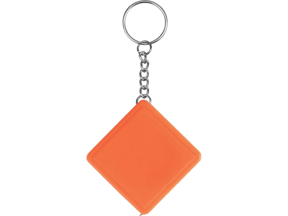 Брелок-рулетка Дюйм 1м оранжевый/серебристый 1м - фото 3