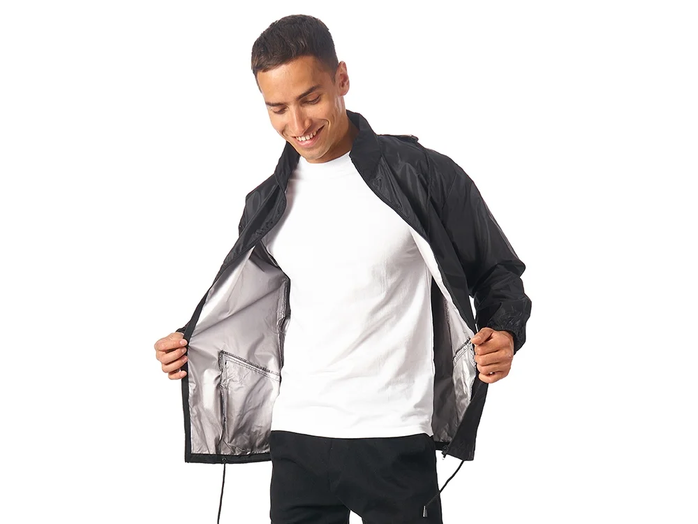 Ветровка "Miami" мужская, черный, S - фото 2