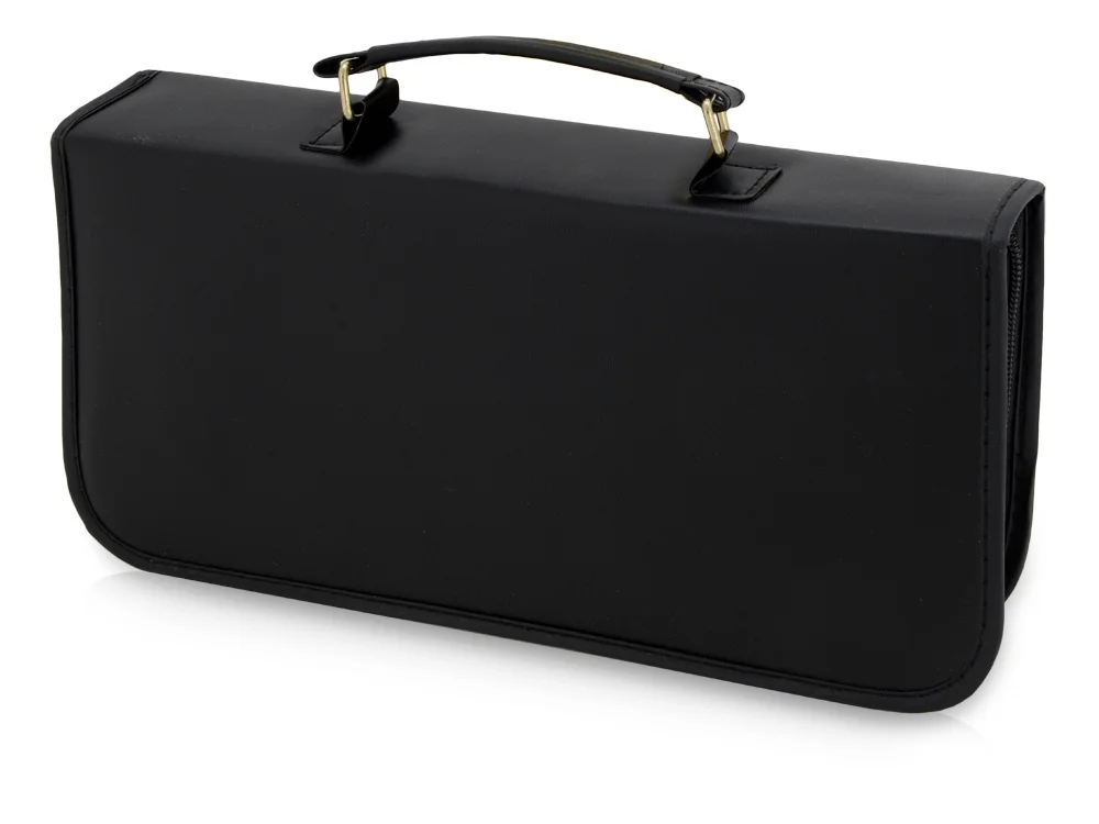 Офисный набор для гольфа Игрок черный/красное дерево/золотистый/белый - фото 5