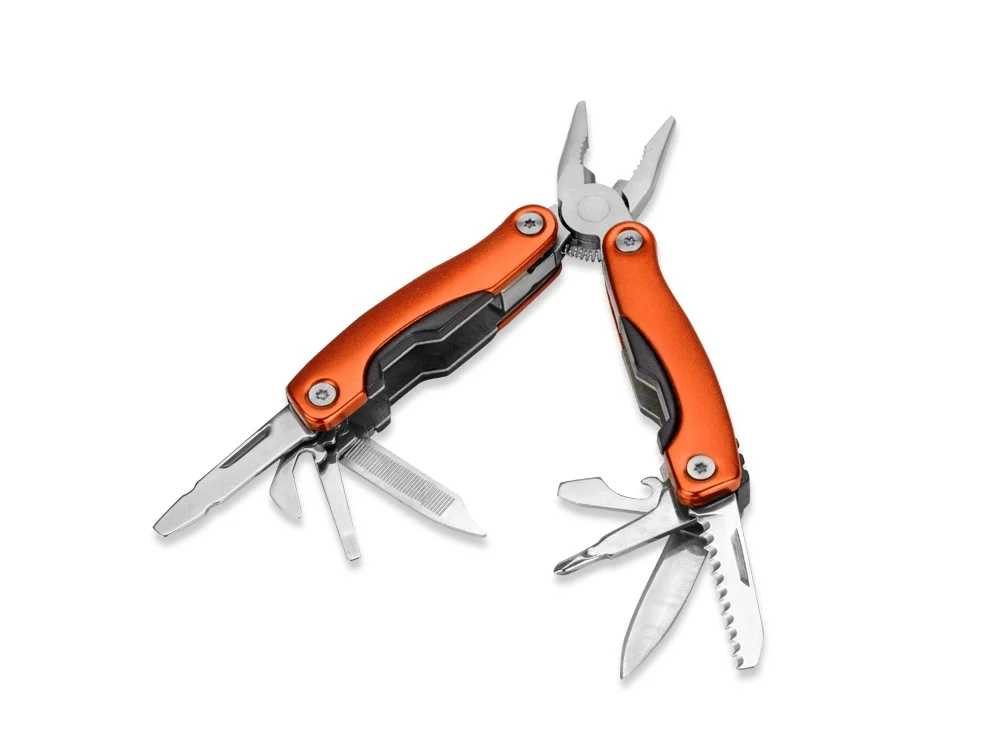 Мультиинструмент-пассатижи Путешественник оранжевый/черный - фото 3
