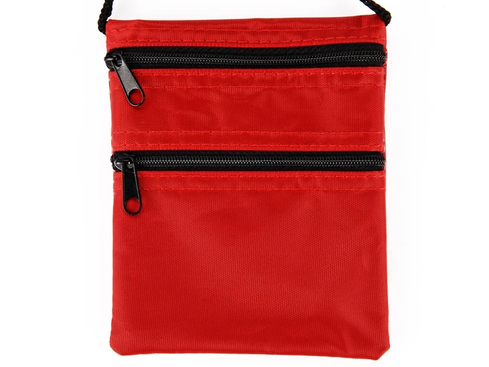 Нагрудный кошелек Путешествие красный - фото 5