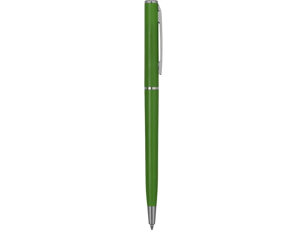 Ручка пластиковая шариковая «Наварра», зеленое яблоко матовый/серебристый - фото 3