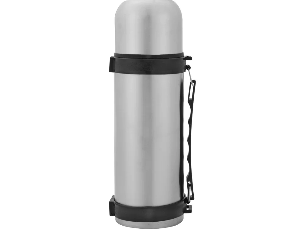 Термос Гималаи серебристый/черный 1000 мл - фото 3