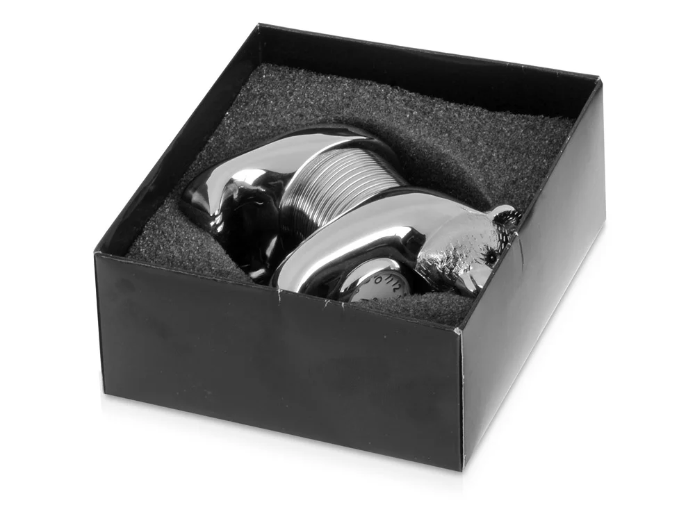 Часы Медведь серебристый - фото 7