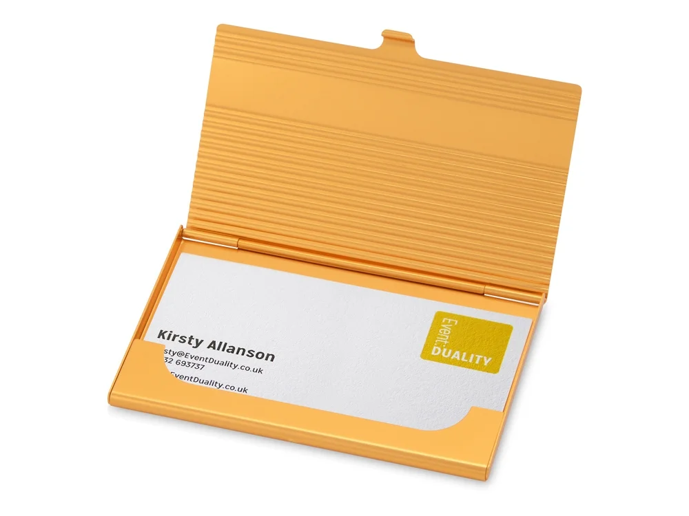 Визитница Найтли золотистый - фото 2