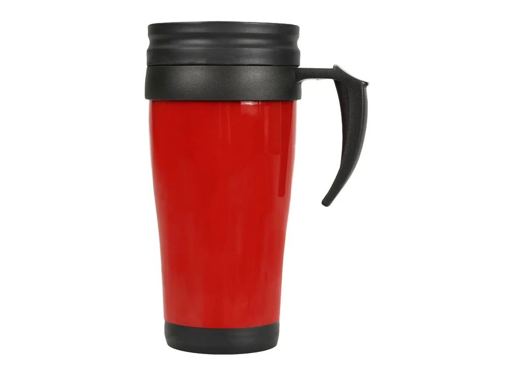 Термокружка Silence красный/черный 350 мл - фото 3