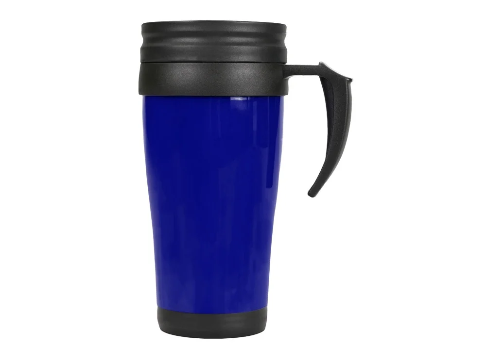 Термокружка Silence синий/черный 350 мл - фото 3