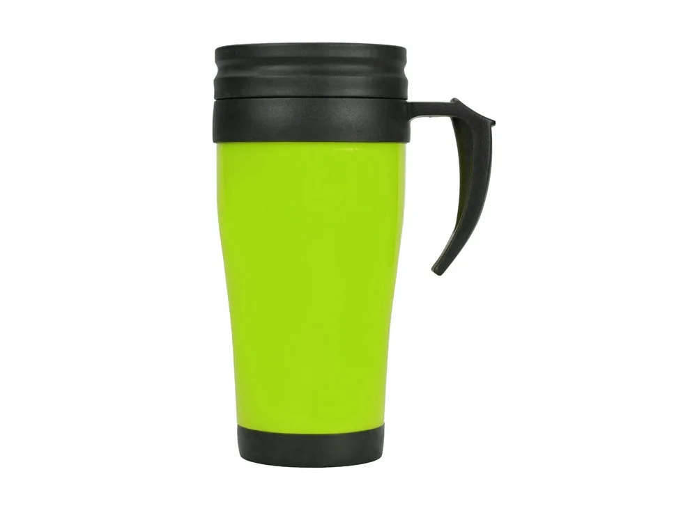 Термокружка Silence зеленое яблоко/черный 350 мл - фото 3