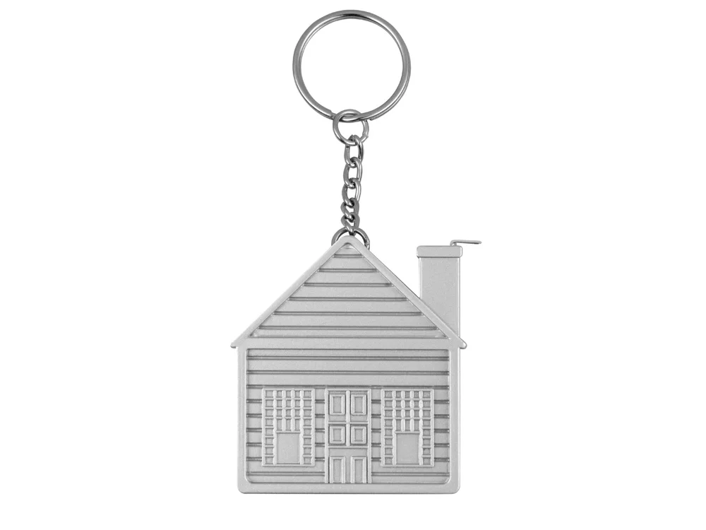 Брелок-рулетка «Домик», 1м, серебристый, 1м - фото 3