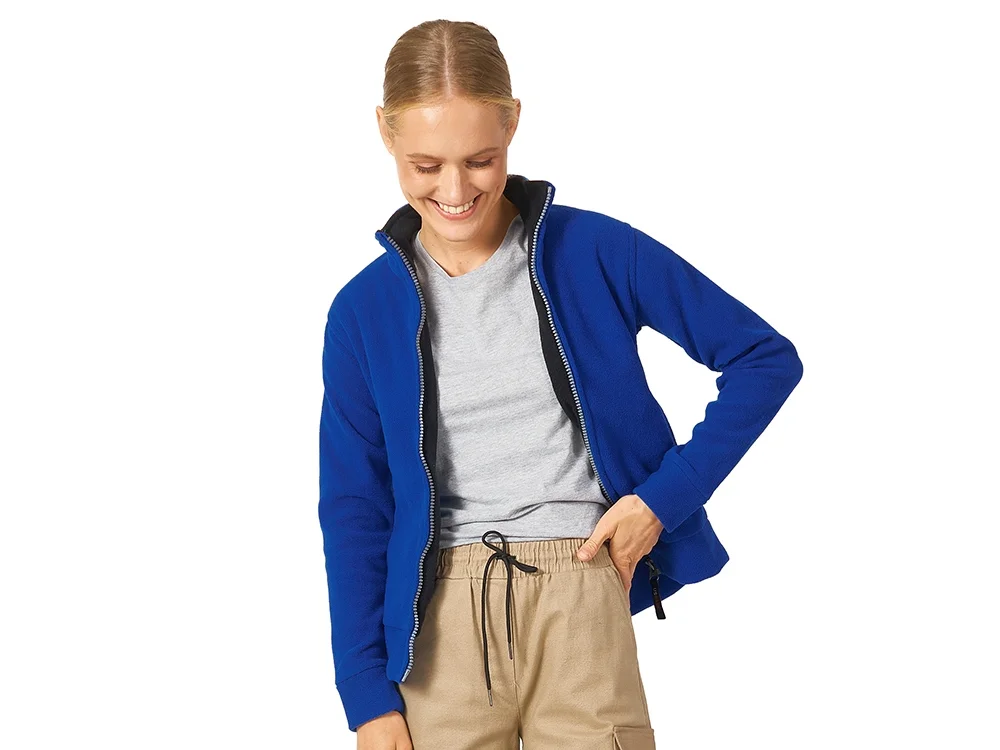Куртка флисовая "Nashville" женская, синий классический/черный, L - фото 2