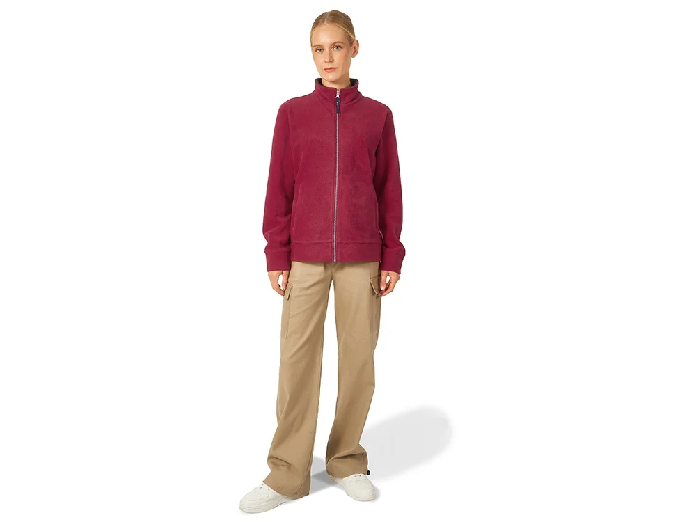 Куртка флисовая "Nashville" женская, красный/пепельно-серый, M - фото 5