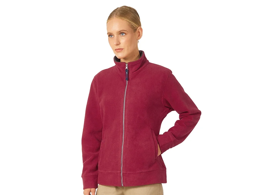 Куртка флисовая "Nashville" женская, красный/пепельно-серый, XL - фото 3