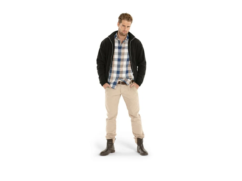 Куртка флисовая "Nashville" мужская, черный, L - фото 9