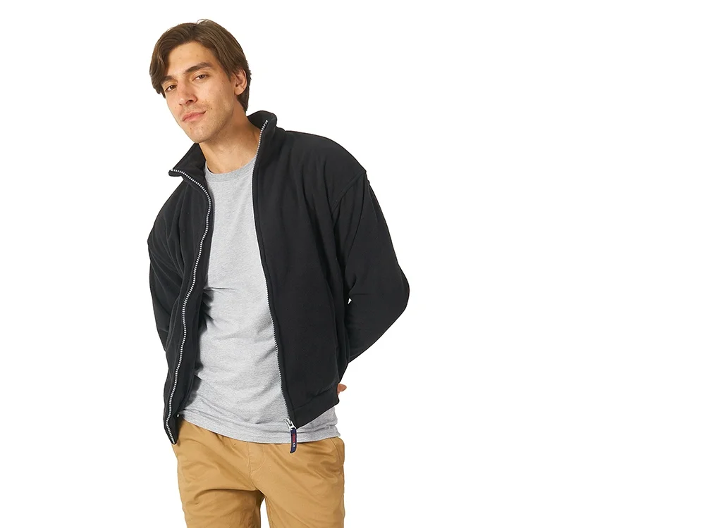 Куртка флисовая "Nashville" мужская, черный, S - фото 2