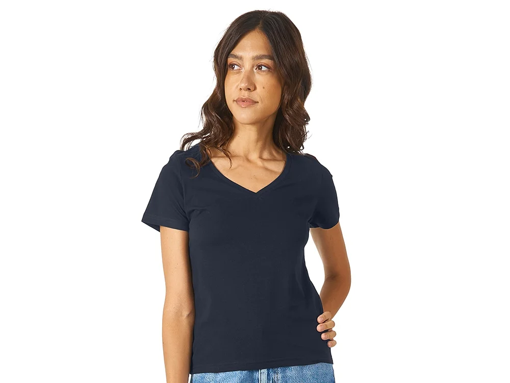 Футболка Heavy Super Club женская с V-образным вырезом - фото 5