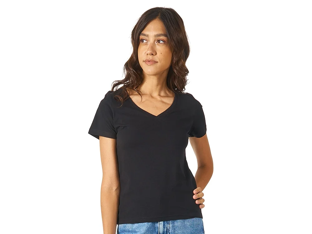 Футболка Heavy Super Club женская с V-образным вырезом - фото 10