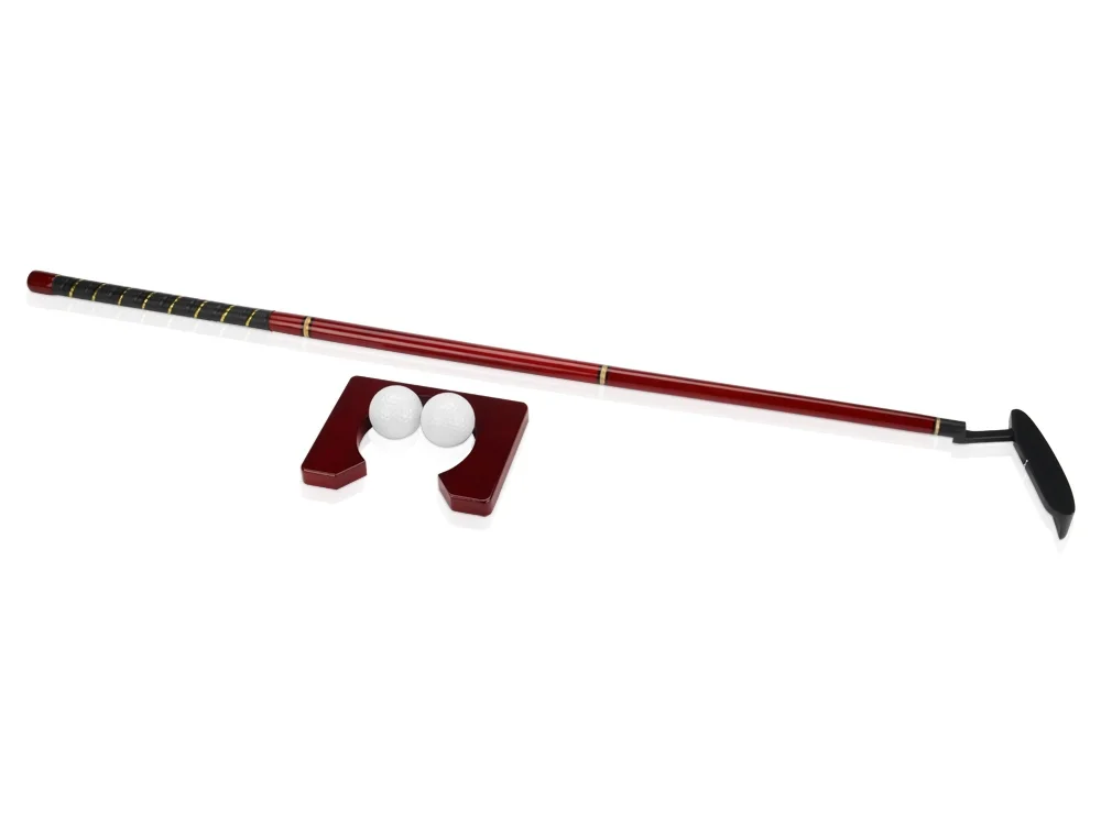 Офисный набор для гольфа «Багс», серебристый/красное дерево/золотистый/белый - фото 2