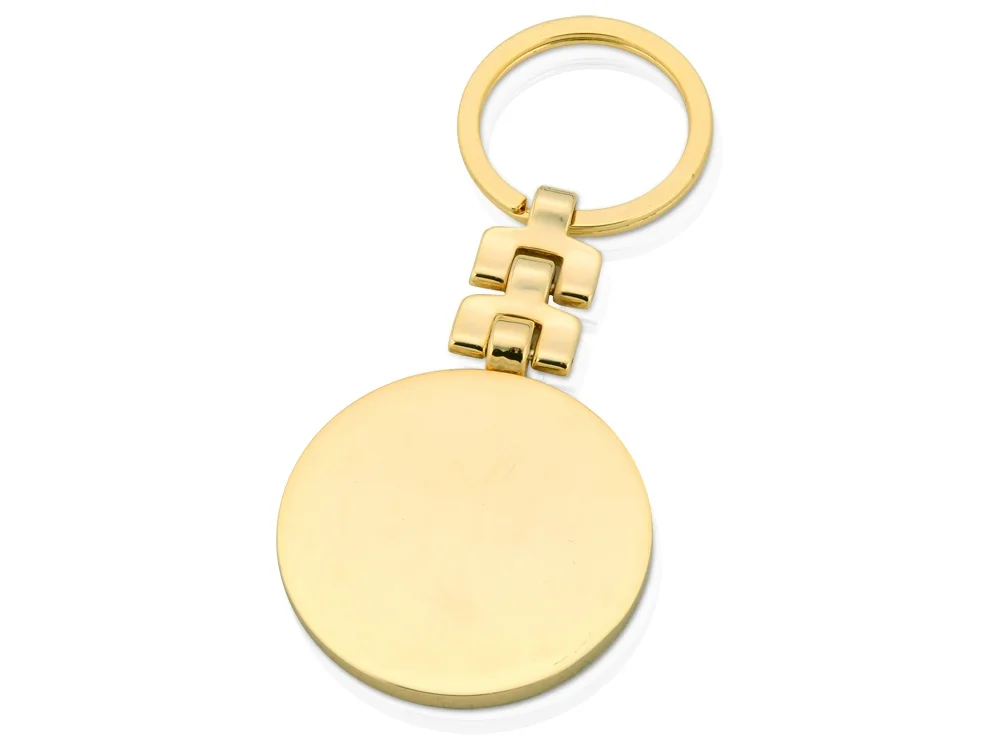 Брелок Юбилей- 50 лет золотистый - фото 2