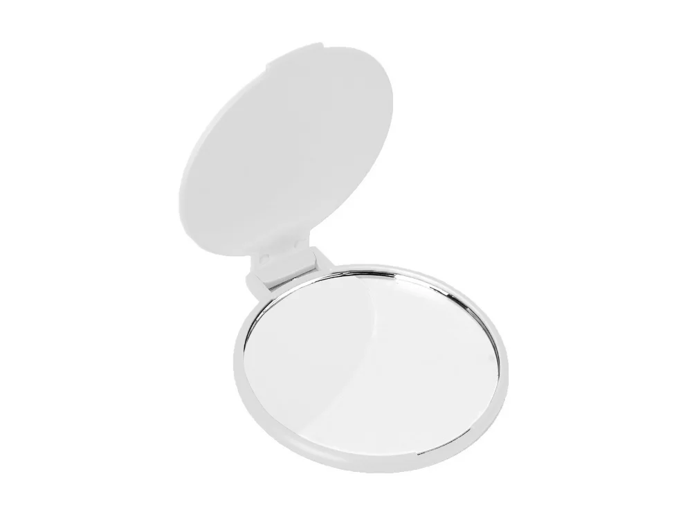 Карманное косметическое зеркало Красотка белый