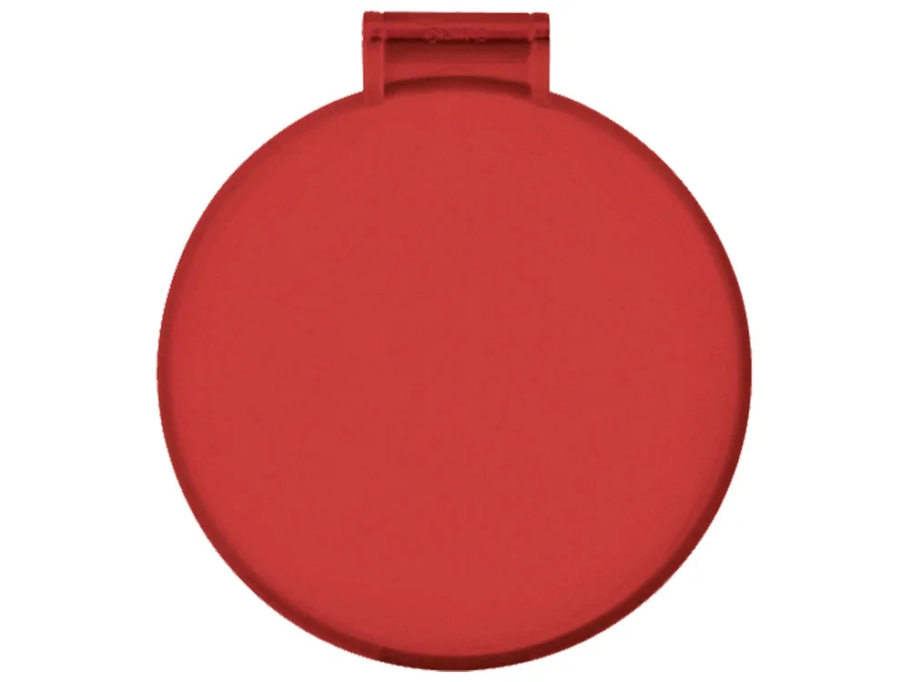 Карманное косметическое зеркало Красотка красный - фото 3