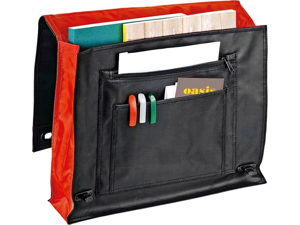 Сумка Атташе черный/красный - фото 2