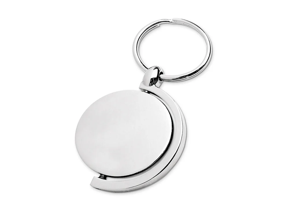 Брелок Sphere серебристый матовый с глянцевыми элементами - фото 2