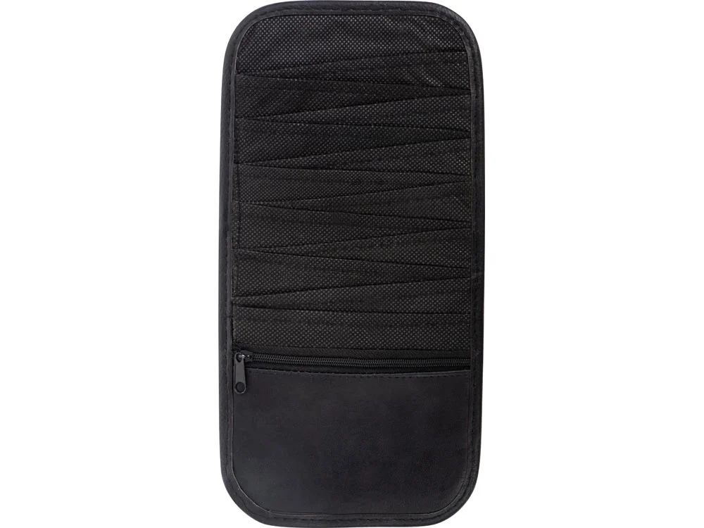 Органайзер на козырек автомобиля, черный - фото 3