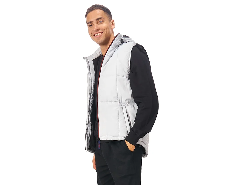 Жилет Vigour мужской серый/черный M - фото 2