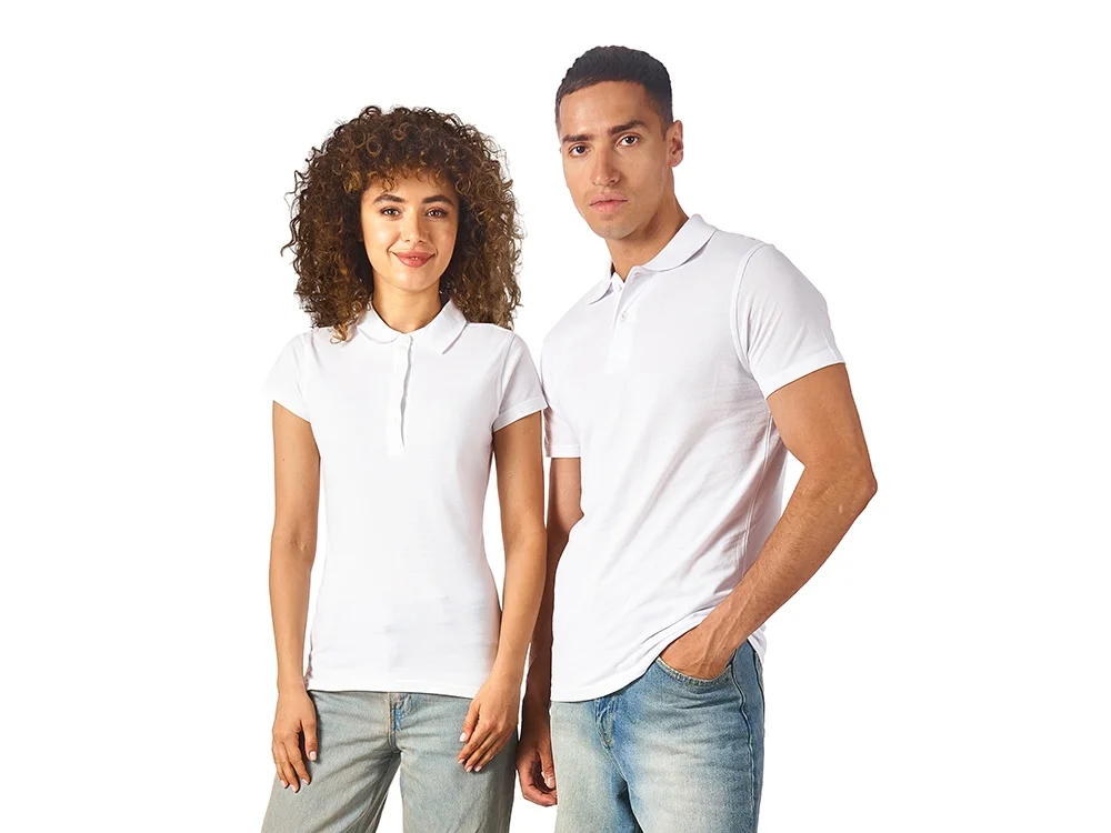 Рубашка поло "First" женская, белый, XL - фото 5