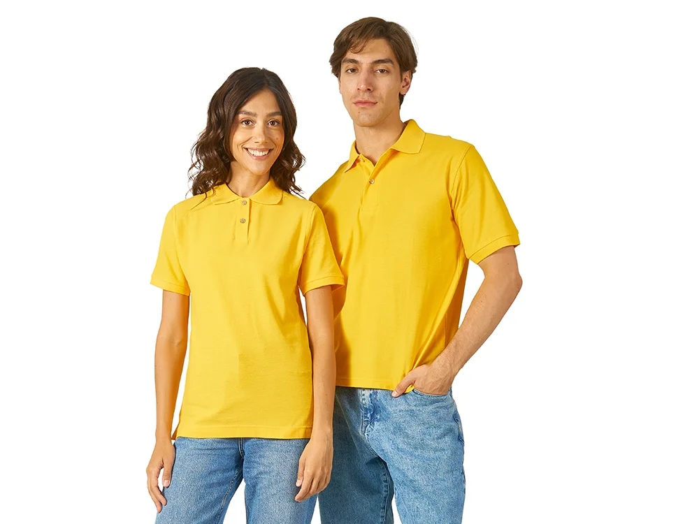 Рубашка поло "Boston" женская, золотисто-желтый, M - фото 4