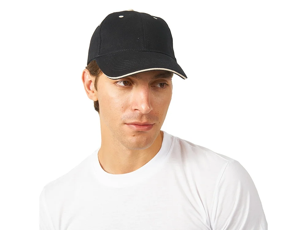 Бейсболка New Castle черный/натуральный - фото 2