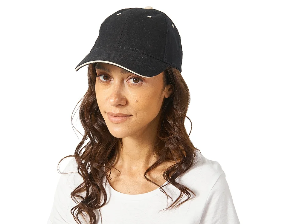 Бейсболка New Castle черный/натуральный - фото 3