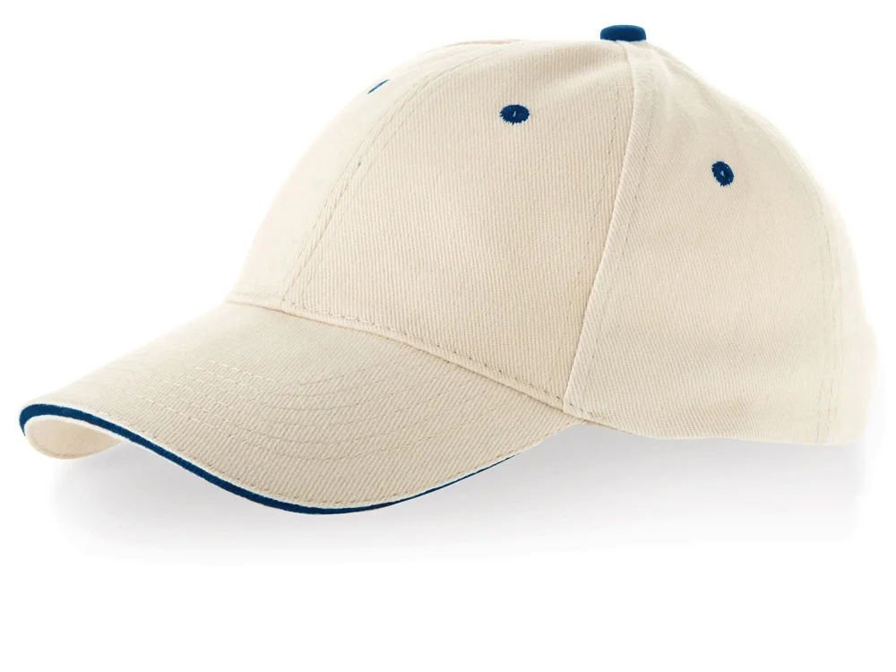 Бейсболка New Castle натуральный/синий - фото 4