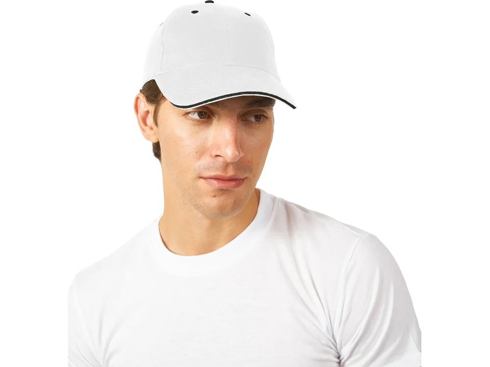 Бейсболка «New Castle», белый/темно-синий - фото 2