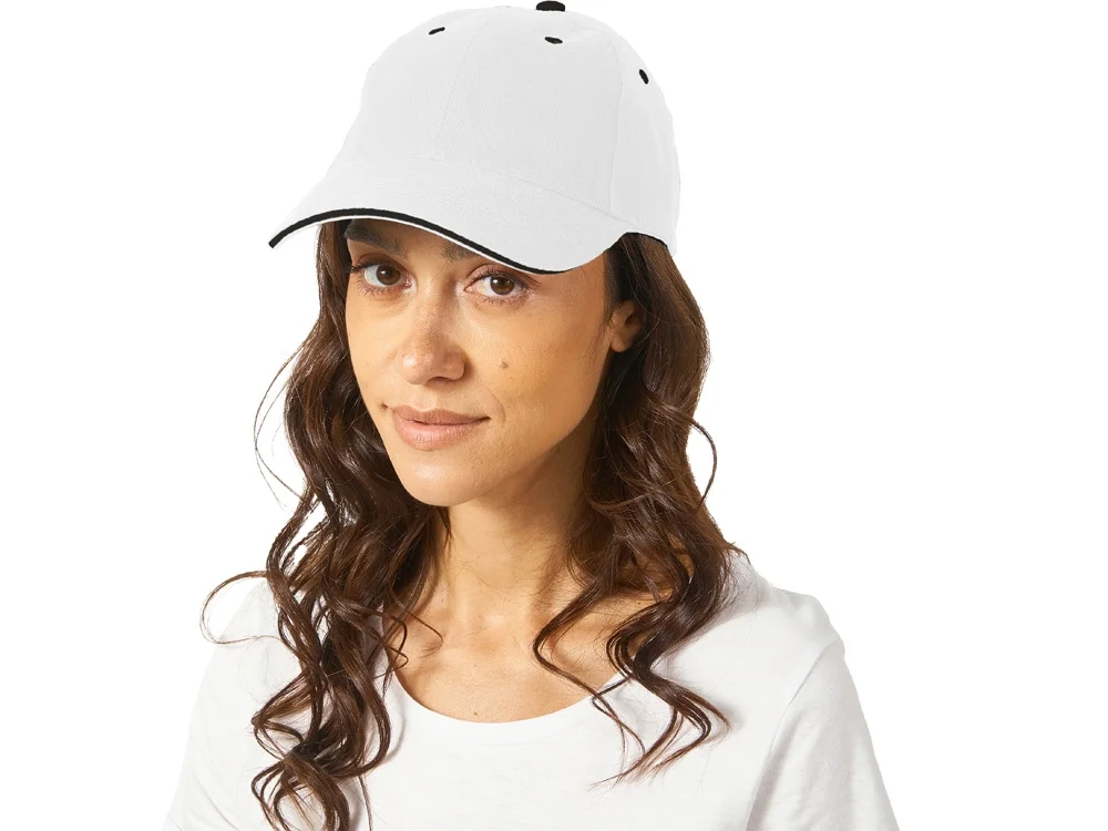 Бейсболка «New Castle», белый/темно-синий - фото 3