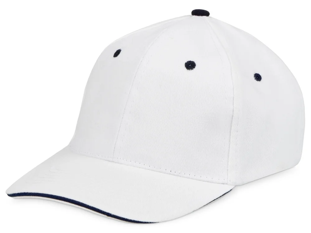 Бейсболка «New Castle», белый/темно-синий - фото 4