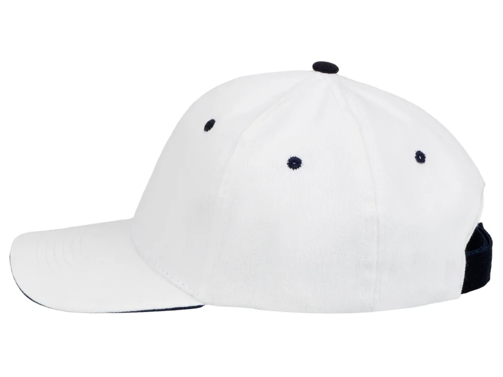 Бейсболка «New Castle», белый/темно-синий - фото 6