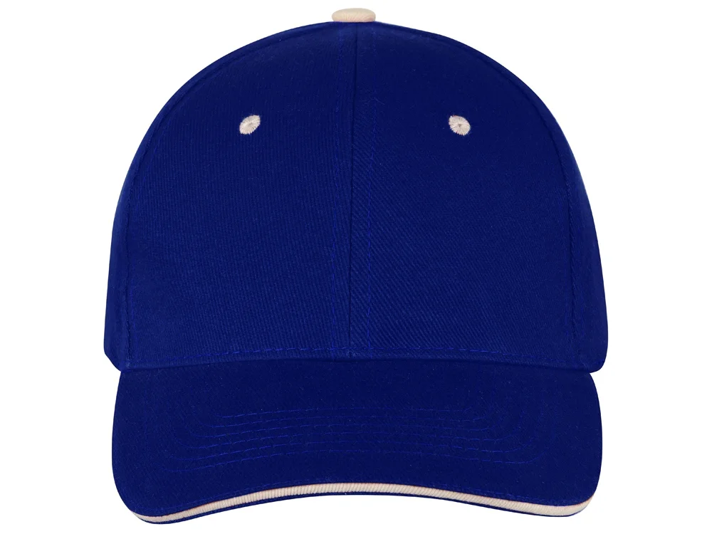 Бейсболка «New Castle», классический синий/натуральный - фото 5
