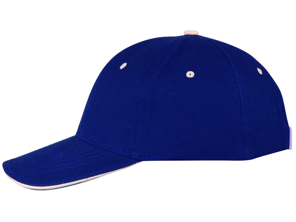 Бейсболка «New Castle», классический синий/натуральный - фото 6
