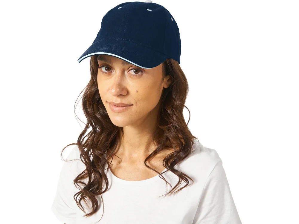 Бейсболка «New Castle», темно-синий/белый - фото 3